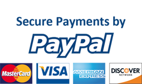 secure payments by paypal and credit card